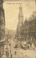 MANCHESTER - MARKET STREET - TRAM - MAILED 1920 (17038) - Manchester