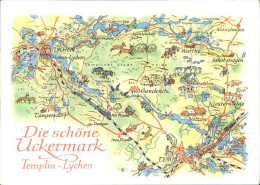 41608691 Templin Landkarte Uckermark Von Templin Bis Lychen Templin - Templin
