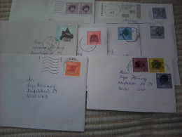 10 € - Briefmarken Auf Bedarfsbriefen - Lettres & Documents