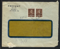 ROUMANIE Ca.1943:  LSC De BUCAREST Pour Genève (Suisse), CENSURE Roumaine - Covers & Documents