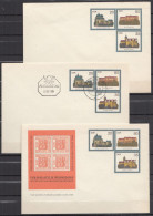 ⁕ Germany DDR 1984 ⁕ "Burgen Der DDR" / Postal Stationery ⁕ 3v Unused Cover FDC Ausgabetag / WERMSDORF - Sobres - Nuevos