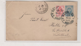 RUSSIA 1892  Postal Stationery Cover To  Germany - Lettres & Documents