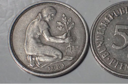 Allemagne Germany - 50 PFENNIG 1981 D KM 109.1 - 50 Pfennig