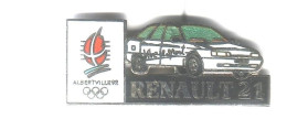 L67 Pin Pin's Jeux Olympiques RENAULT ALBERTVILLE R21 Qualité EGF Achat Immédiat Immédiat - Renault