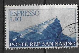 SAN MARINO - 1946 - ESPRESSO LIRE 10 - USATO (YVERT EXP 14 - MICHEL 338 - SS EXP 14) - Used Stamps