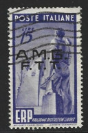 Trieste A 1949  Serie ERP Il 15 Lire Usato - Gebraucht