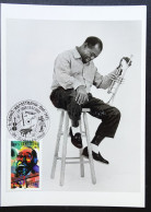 Carte Maximum 3500 Jazz Louis Armstrong Obl 1er Jour - Otros & Sin Clasificación