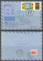 Hungary. FDC Sc. 2487 International Stamps Exhibition, Amsterdam, 26.06-5.07.77 Stamp With Attached Label AMPHILEX ‘77. - FDC