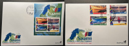 Finland Finnland Finlande 2023 Lapland Cultural Autonomy Saami BeePost Set And Block FDC - FDC