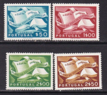 PORTUGAL - 1954 - YVERT 807/810 - Educación - MH - Valor Catalogo 50 € - Nuovi