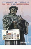 BRD Erinnerungsblatt EB 3/2009 Mi 2736 (2x, Gestempelt) + Mi 1841 (postfrisch) + UNO Wien Mi 598 (postfrisch) Luther - 2001-…
