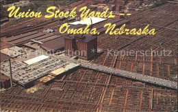 11694224 Omaha_Nebraska Union Stock Yards Worlds Leading Cattle Market Aerial Vi - Altri & Non Classificati