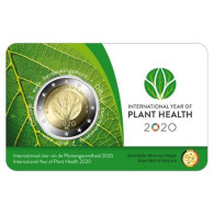 2020 BELGIQUE - 2 Euros Commémorative (Coincard) Année Internationale De La Santé Des Plantes (version Flamande) - Belgique