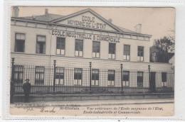 St-Ghislain. Vue Extérieure De L'Ecole Moyenne De L'Etat. Ecole Industrielle Et Commerciale. * - Saint-Ghislain