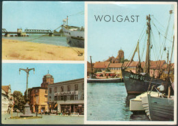 Wolgast -Hafen, Platz Der Jugend, Dampferanlegestelle 1971 Orig. Gelaufen Nach Güstrow, II RARE - Wolgast