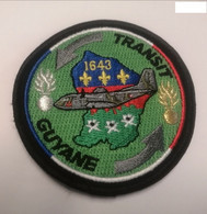 RONDACHE ECUSSON INSIGNE GENDARMERIE DE L'AIR TRANSPORT TRANSIT GUYANE TRANSAL - Police & Gendarmerie