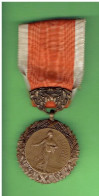 MEDAILLE DE BRONZE DE LA PREVOYANCE SOCIALE SEMEUSE MINISTERE DE L HYGIENE DE L ASSISTANCE ET DE LA PREVOYANCE SOCIALES - Frankreich