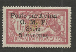 SYRIE PA N° 12 NEUF*  TRACE DE CHARNIERE / Hinge / MH - Luftpost