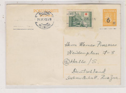 FINLAND 1947 HELSINKI 1947 Postal Stationery To Germany - Cartas & Documentos