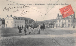 MAROMME (Seine-Maritime) - Rond-Point De La Demi-Lune, Tramway - Voyagé (2 Scans) Lémeray 18 Place Du Petit Enfer Dieppe - Maromme