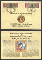 Hungary - Belgium 1993. Matthias Konig 2 Counties Stamps On Souvenir Card! - Nuevos