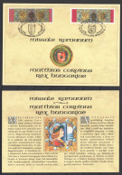 Hungary - Belgium 1993. Matthias Konig 2 Counties Stamps On Souvenir Card! - Neufs