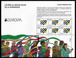 SALE!!! SPAIN ESPAÑA ESPAGNE SPANIEN 2023 EUROPA CEPT PEACE Pliego Premium Sheet MNH ** - 2023