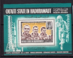 ADEN QU'AITI HADRAMOUTH MNH **  Bloc Feuillet 1967 - Aden (1854-1963)