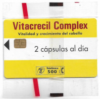 Spain - Telefónica - Vitacrecil Complex - P-250 - 03.1997, 500PTA, 17.000ex, NSB - Emissions Privées