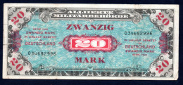 Banconota Germania 20 Mark - Serie 1944 - 2° Guerre Mondiale