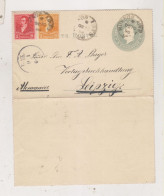 ARGENTINA  BUENOS AIRES 1896 Postal Stationery To Germany - Postal Stationery