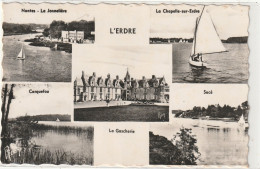 124 DEPT 44 : édit. F Chapeau N° 521 : L'Erdre Multivues , Environs De Nantes - Nort Sur Erdre