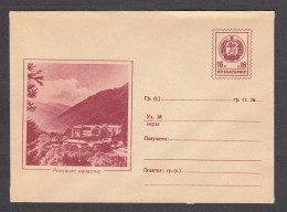 PS 241/1960 - Mint, Rila Monastery - Panorama, Post. Stationery - Bulgaria - Sobres