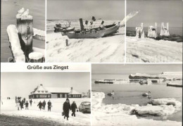 41608413 Zingst Ostseebad Strand In Schnee Und Eis Zingst Darss - Zingst