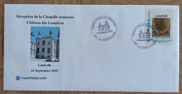Montimbramoi - CHAPELLE DU CHATEAU DES LUMIERES XVIIIe - Lunéville - 2010 - Storia Postale