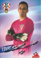 Trading Cards KK000404 - Football Soccer Calcio Hrvatska Croatia 10.5cm X 13cm HANDWRITTEN SIGNED: Lovre Kalinic - Trading Cards