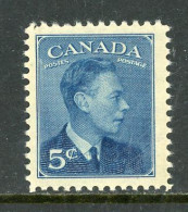 Canada MNH 1949 King George  VI  With "Postes Postage" - Ungebraucht