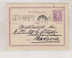 NETHERLANDS INDIES GAROET  Nice Postal Stationery - Niederländisch-Indien