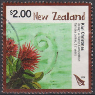 2008 Neuseeland ° Mi:NZ 2549, Sn:NZ 2208, Yt:NZ 2455, Flowers & Koru , Christmas 2008 ,Weihnachten - Usati