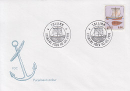 Enveloppe  FDC  1er  Jour   ESTONIE    Vieux  Navire   Balte    1997 - Estland