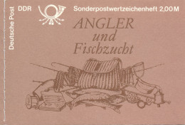 DDR Eastern Germany Markenheftchen Stamp Booklet 1988 MH 9 Mi 3096 (20x) Postfrisch MNH ** Angler Und Fischzucht - Markenheftchen