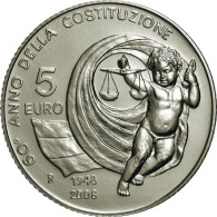 Italia - 5 Euro 2008 - 60° Costituzione Italiana - KM# 304 - Italie