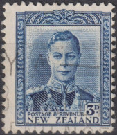 1941 Neuseeland ° Mi:NZ 243, Sn:NZ 228C, Yt:NZ 239A, King George VI - Used Stamps
