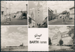 Gruß Aus Barth/Ostsee -mit 5 Ansichten 1958 S/w, Ungelaufen, II RARE - Barth