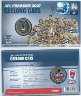 Australia 2007; AFL Football: Geelong Cats, FDC, With Commemorative Medallion. N° 05969/10000. - Otros & Sin Clasificación