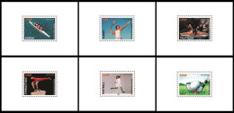 NIGER 2023 SET 6 SHEET - OLYMPIC GAMES 2024 - ROWING TENNIS TRIATHLON GOLF FOOTBALL GYMNASTICS AVIRON CYCLING - LUXE MNH - Summer 2024: Paris