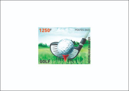 NIGER 2023 - DELUXE PROOF - OLYMPIC GAMES PARIS 2024 - GOLF - Golf