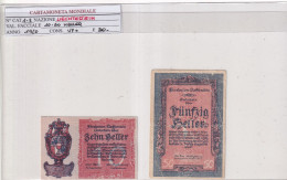 LIECHTENSTEIN 1920 10-50 HELLER P1-3  VF+ - Sonstige – Europa