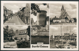 Barth/Ostsee -mit 5 Ansichten 1960 S/w, Ungelaufen, II RARE - Barth