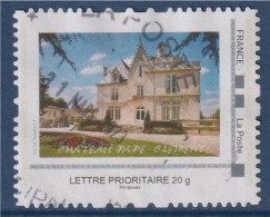 Château Pape Clément Pessac 10ème Salon Philatélique TVP LP 20g Le Château Le Jour Oblitéré Cadre MonTimbraMoi - Used Stamps